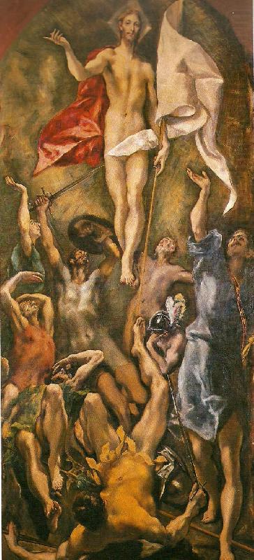 resurrection, El Greco